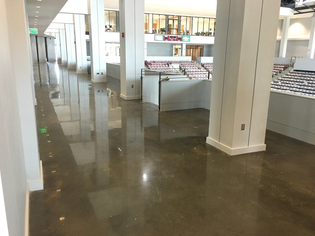 polished concrete, eco-friendly flooring, sustainable floors, durable concrete floors, CompletedCoatings